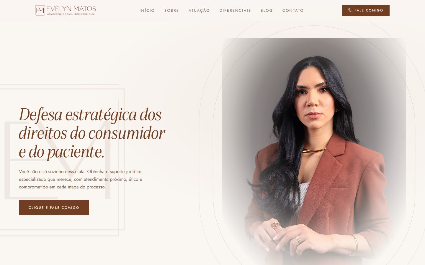 Site Evelyn Matos Advocacia